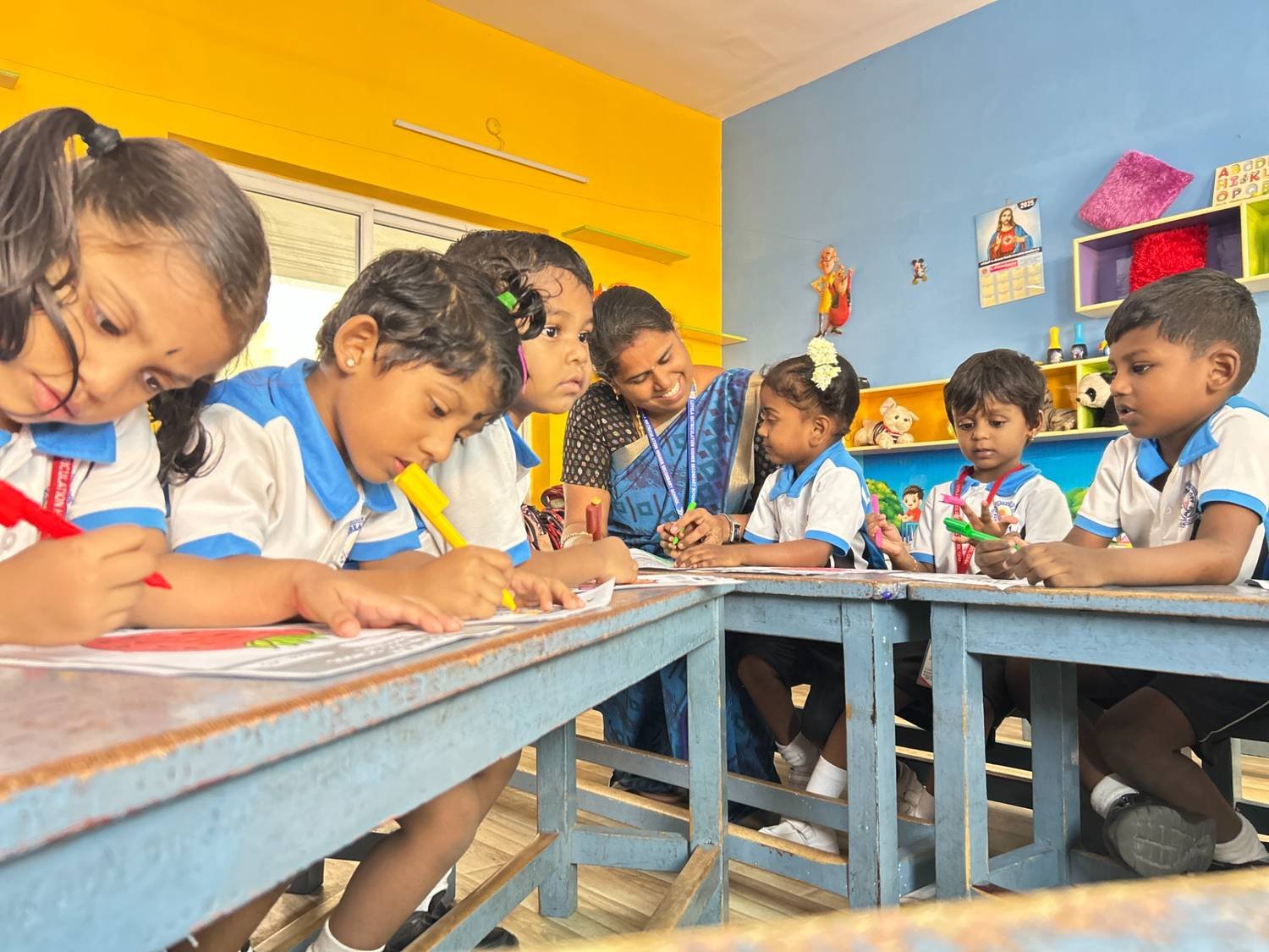 Students Doing Activity